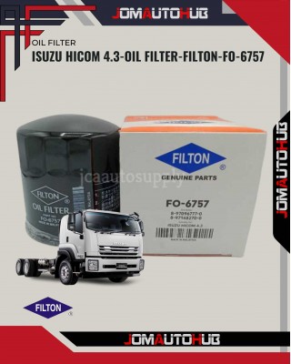 Isuzu Hicom 4.3-Oil Filter-FILTON-FO-6757-0986AF1006(8-97096777-0)(8-97148270-0)