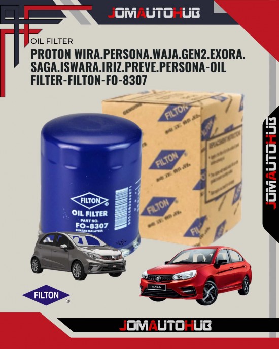 Proton Wira.Persona.Waja.Gen2.Exora.Saga.Iswara.Iriz.Preve.Persona-Oil Filter-FILTON-FO-8307 Oil Filters image