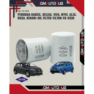 Perodua Kancil. Kelisa. Viva. Myvi. Alza. Rusa. Kenari-Oil Filter-FILTON-FO-9338 Perodua Kancil. Kelisa. Viva. Myvi. Alza. Rusa. Kenari-Oil Filter-FILTON-FO-9338