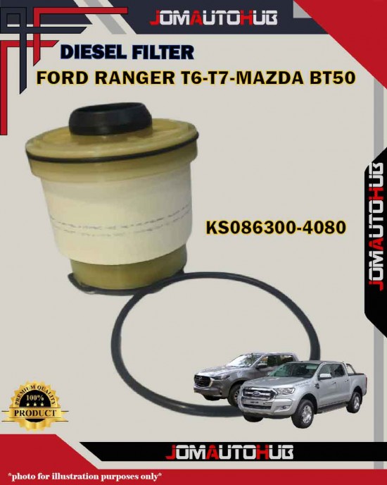 Ford Ranger T6 T7-Mazda BT50 2.2cc 3.2cc Diesel Filter-KS086300-4080 (1WA0-13-ZA5TT) (L2MZ-9365-A)