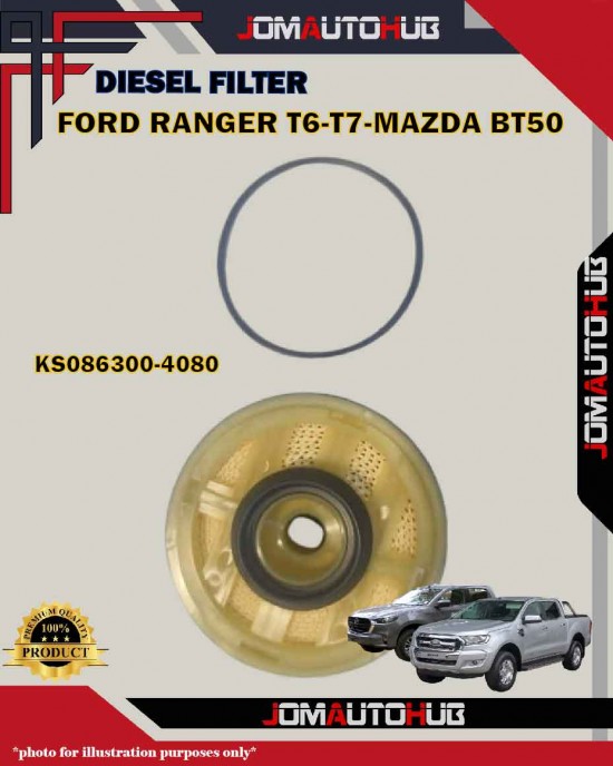 Ford Ranger T6 T7-Mazda BT50 2.2cc 3.2cc Diesel Filter-KS086300-4080 (1WA0-13-ZA5TT) (L2MZ-9365-A)