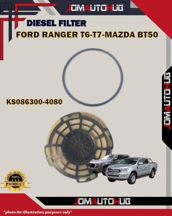 Ford Ranger T6 T7-Mazda BT50 2.2cc 3.2cc Diesel Filter-KS086300-4080 (1WA0-13-ZA5TT) (L2MZ-9365-A)