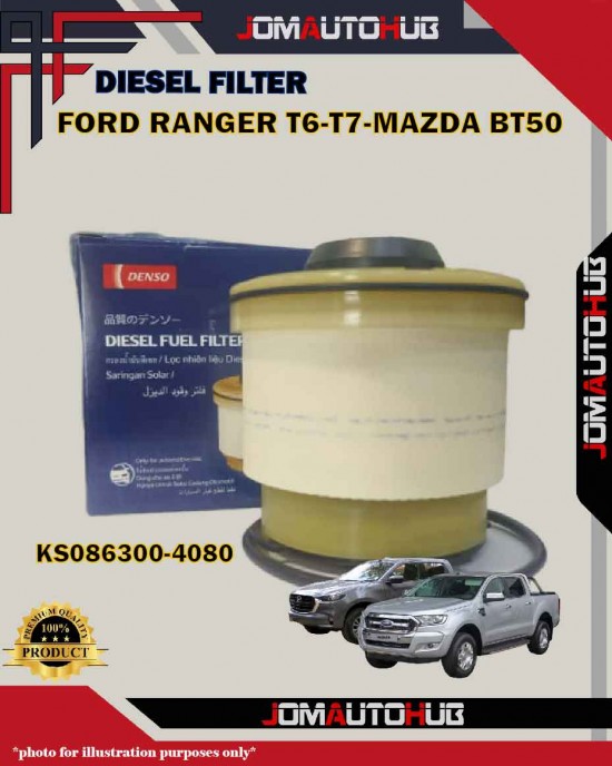 Ford Ranger T6 T7-Mazda BT50 2.2cc 3.2cc Diesel Filter-KS086300-4080 (1WA0-13-ZA5TT) (L2MZ-9365-A)