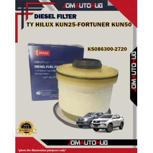 Toyota Hilux KUN25-KUN26-Fortuner KUN50-Hiace KDH200 Diesel Filter-KS086300-2720 (23390-0L041/YZZA1)