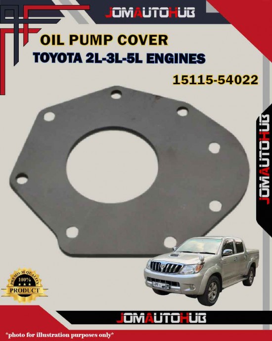 Oil Pump Cover-Toyota Hilux 2L-3L-5L Engines-15115-54022