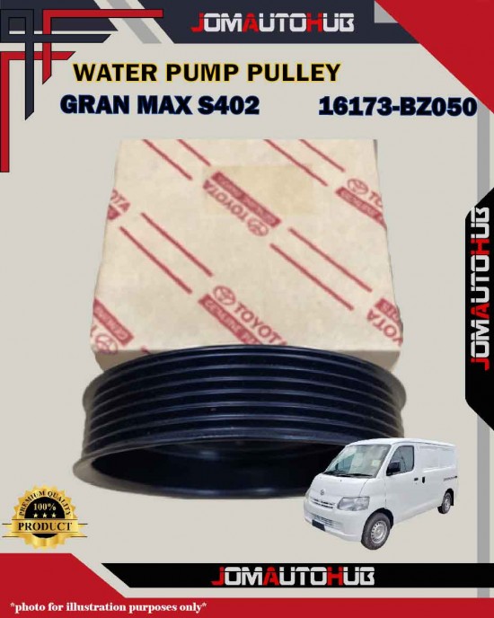 Daihatsu Gran Max S402 Water Pump Pulley-16173-BZ050 Daihatsu Gran Max S402 Water Pump Pulley-16173-BZ050