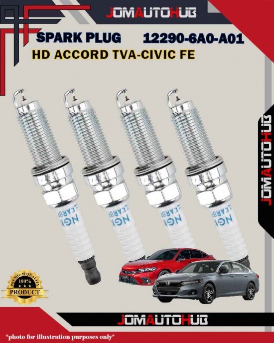 Honda Double Iridium Spark Plug-Honda Accord TVA-CV1-Civic FE-12290-6A0-A01-DILKAR8P8SY Honda Double Iridium Spark Plug-Honda Accord TVA-CV1-Civic FE-12290-6A0-A01-DILKAR8P8SY