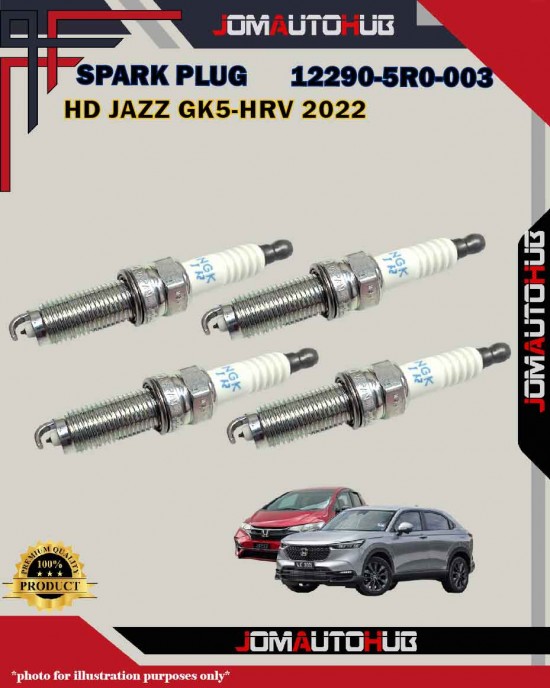 Honda Double Iridium Spark Plug-Honda Jazz GK5-HRV 2022-CRZ-12290-5R0-003-DILZKAR7C11S