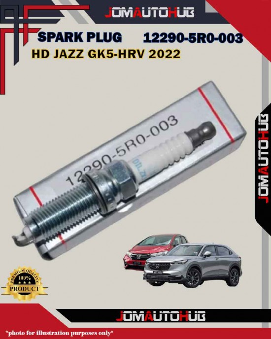 Honda Double Iridium Spark Plug-Honda Jazz GK5-HRV 2022-CRZ-12290-5R0-003-DILZKAR7C11S