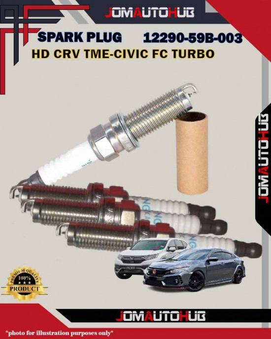 Honda Iridium Spark Plug-Honda CRV TME-Civic TEA-FC Turbo-Jade 1.5cc-12290-59B-003-ILZKAR8H8S Honda Iridium Spark Plug-Honda CRV TME-Civic TEA-FC Turbo-Jade 1.5cc-12290-59B-003-ILZKAR8H8S