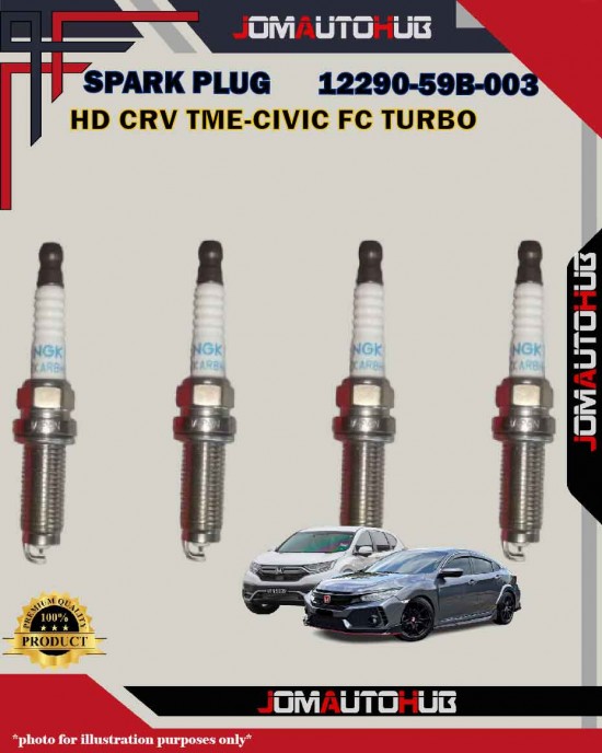 Honda Iridium Spark Plug-Honda CRV TME-Civic TEA-FC Turbo-Jade 1.5cc-12290-59B-003-ILZKAR8H8S Honda Iridium Spark Plug-Honda CRV TME-Civic TEA-FC Turbo-Jade 1.5cc-12290-59B-003-ILZKAR8H8S