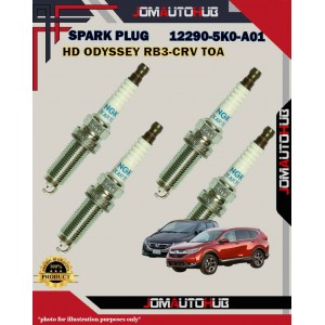 Honda Iridium Spark Plug-Honda Odyssey RB3-RC4-CRV TOA-Accord 2.4cc-12290-5K0-A01-ILZKAR7E11S