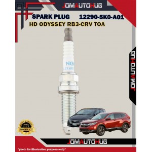 Honda Iridium Spark Plug-Honda Odyssey RB3-RC4-CRV TOA-Accord 2.4cc-12290-5K0-A01-ILZKAR7E11S