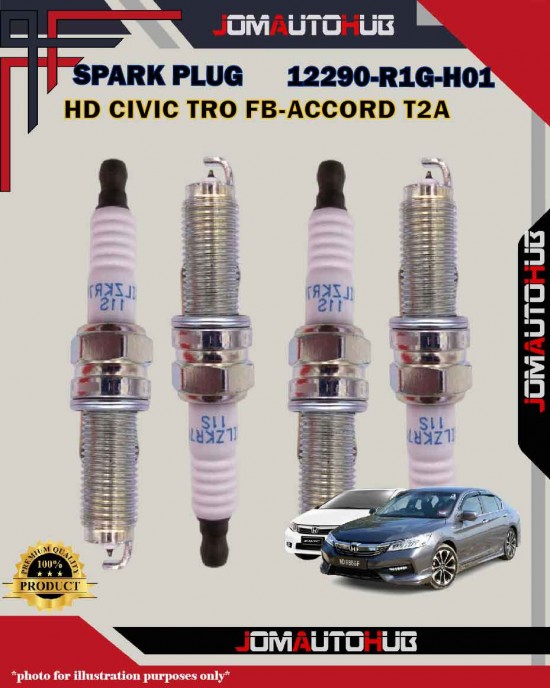 Honda Super Iridium Spark Plug-Honda Civic FB-Accord T2A-CRV TOA-12290-R1G-H01-SILZKR7C11S