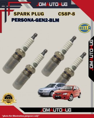 Spark Plug Set (4pcs)-Proton Persona-GEN2 Campro-Saga BLM-FLX-Exora CPS-Waja Campro-Preve-CS8P-8