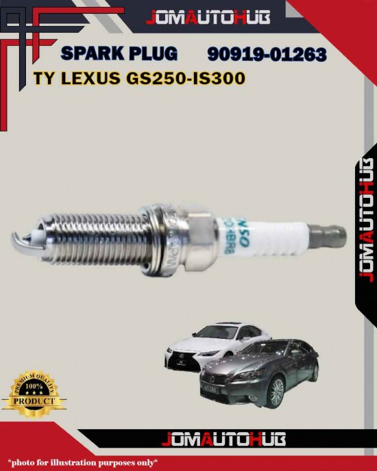 Toyota Double Iridium Spark Plug-Lexus GS250-IS300-LS460-RX450H-Mark II GRX130-90919-01263-90919-01249-FK20HBR8-IKBH20TT