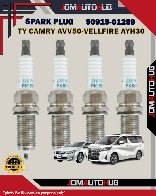 Toyota Double Iridium Spark Plug-Toyota Camry AVV50-Vellfire AYH30-Lexus ASV60-90919-01259-FK16HRA8