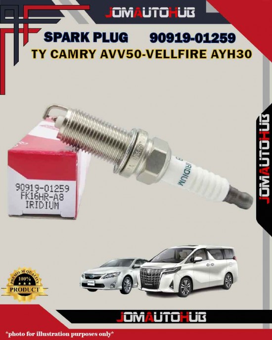 Toyota Double Iridium Spark Plug-Toyota Camry AVV50-Vellfire AYH30-Lexus ASV60-90919-01259-FK16HRA8