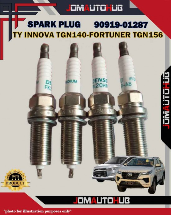 Toyota Double Iridium Spark Plug-Toyota Innova TGN140-Fortuner TGN156-Prado TRJ150-90919-01287-FK20HRA8