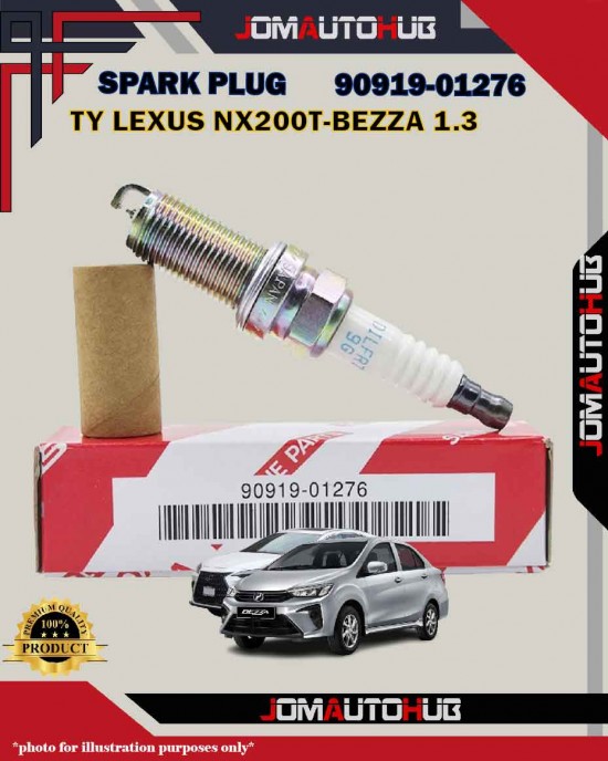 Toyota Double Iridium Spark Plug-Toyota Lexus NX200T-Myvi 1.3cc-Bezza 1.3cc-90919-01276-DILFR7K9G-VDKH22F-91961