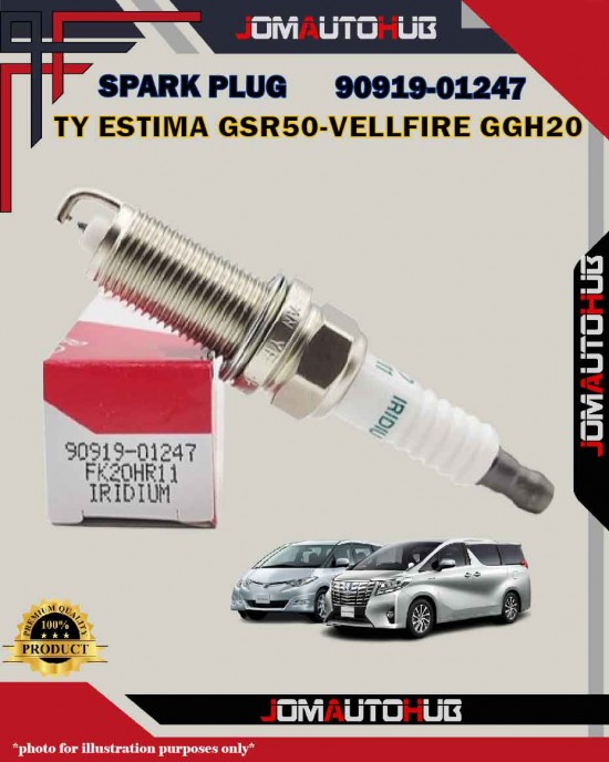 Toyota Double Iridium Spark Plug-Toyota Estima GSR50-Vellfire GGH20-Lexus IS250-90919-01247-FK20HR11