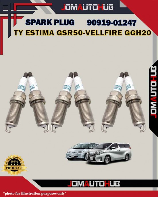 Toyota Double Iridium Spark Plug-Toyota Estima GSR50-Vellfire GGH20-Lexus IS250-90919-01247-FK20HR11