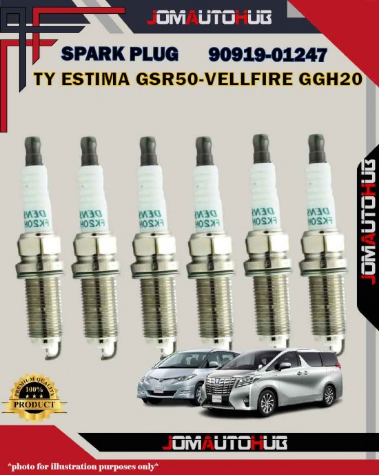 Toyota Double Iridium Spark Plug-Toyota Estima GSR50-Vellfire GGH20-Lexus IS250-90919-01247-FK20HR11