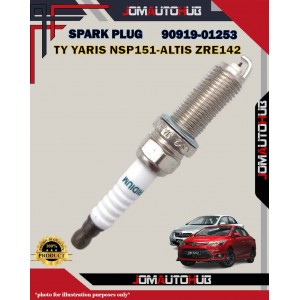 Toyota Iridium Spark Plug-Avanza F65-Altis ZRE141-Yaris NSP151-Sienta NSP170-Wish ZGE20-Prius Hybrid-Harrier ZSU60W-90919-01253-SC20HR11