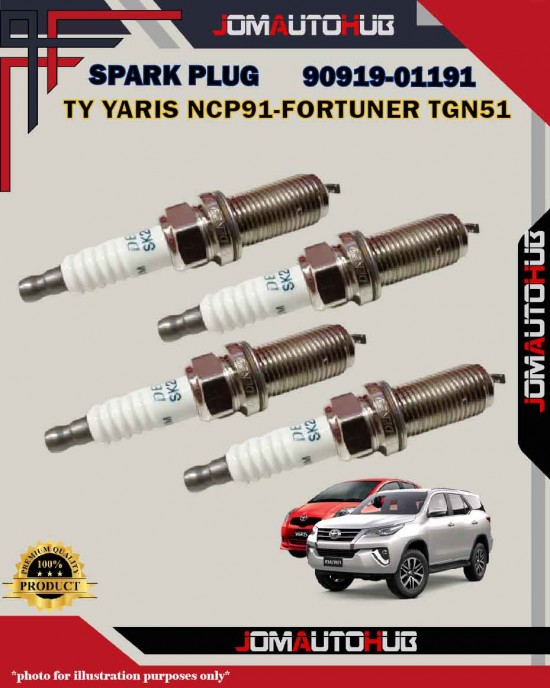 Toyota Iridium Spark Plug-Toyota Yaris NCP91-Hiace TRH203-Fortuner TGN51-90919-01191-SK20HR11