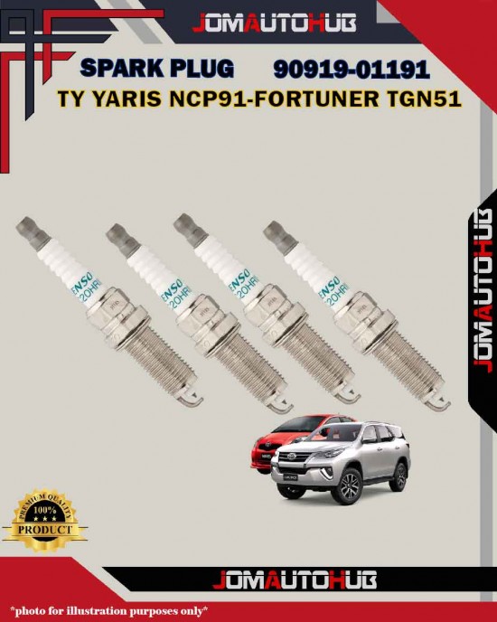 Toyota Iridium Spark Plug-Toyota Yaris NCP91-Hiace TRH203-Fortuner TGN51-90919-01191-SK20HR11
