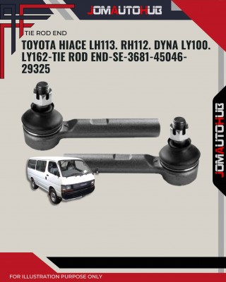 Tie Rod End Set-Toyota Hiace LH113-RH112-Dyna LY100-LY162-SE-3681-45046-29325