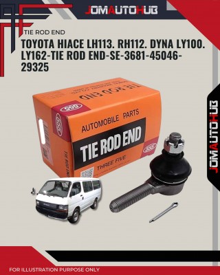 Tie Rod End Set-Toyota Hiace LH113-RH112-Dyna LY100-LY162-SE-3681-45046-29325