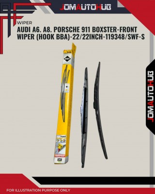 Front Wiper (Hook BA)-Audi A6. A8. Porsche 911 Boxster-22/22 Inch-119348SWF-S