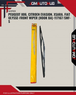 Front Wiper (Hook BA)-Peugeot 806. Citroen Evasion. XSara. Fiat Ulysse-26Inch-117167SWF-S