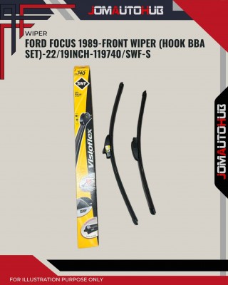 Front Wiper (Hook BBA Set)-Ford Focus 1989-22/19 Inch-119741/SWF-S