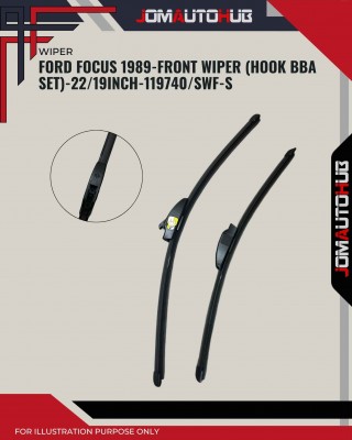 Front Wiper (Hook BBA Set)-Ford Focus 1989-22/19 Inch-119741/SWF-S