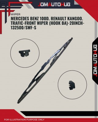 Front Wiper (Hook BA)-Mercedes Benz 100D. Renault Kangoo. Trafic-20 Inch-132500SWF-S