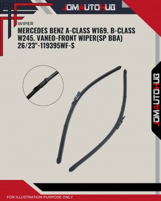 Front Wiper (SP BBA)-Mercedes Benz A-Class W169. B-Class W245-26/23inch-119395/SWF-S