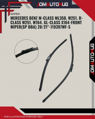 Front Wiper (SP BBA)-Mercedes Benz M-Class ML350. W350. R-Class W251. W164-28/21inch-119397/SWF-S