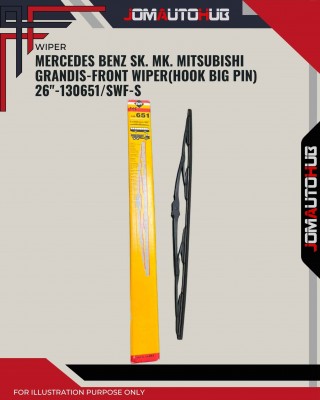 Front Wiper (Hook Big Pin)-Mercedes Benz SK. MK. Mitsubishi Grandis-26inch-130651/SWF-S