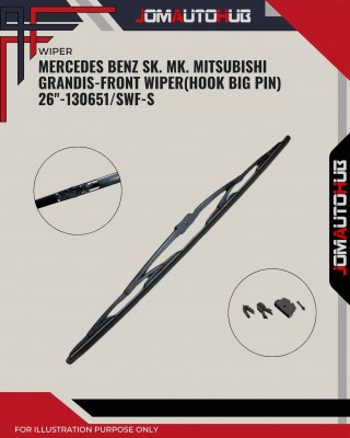 Front Wiper (Hook Big Pin)-Mercedes Benz SK. MK. Mitsubishi Grandis-26inch-130651/SWF-S