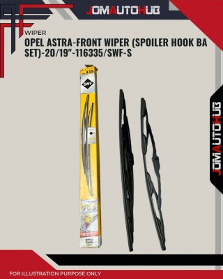 Front Wiper (Spoiler Hook BA Set)-Opel Astra-20/19inch-116335/SWF-S