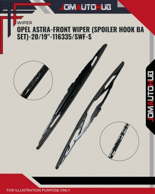 Front Wiper (Spoiler Hook BA Set)-Opel Astra-20/19inch-116335/SWF-S