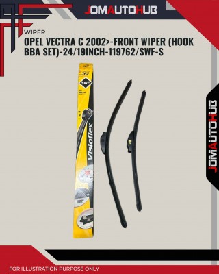 Front Wiper (Hook BBA Set)-Opel Vectra C 2002-24/19 Inch-119762/SWF-S