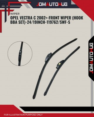 Front Wiper (Hook BBA Set)-Opel Vectra C 2002-24/19 Inch-119762/SWF-S