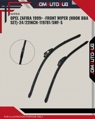 Front Wiper (Hook BBA Set)-Opel Zafira 1999-24/22 Inch-119781S/SWF-S