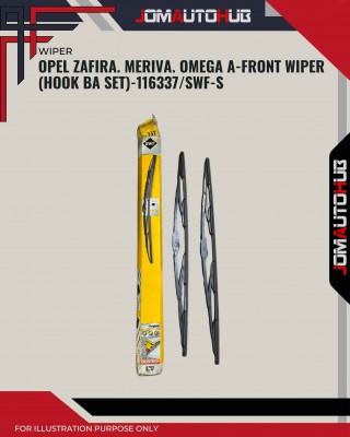 Front Wiper (Hook BA)-Opel Zafira. Meriva-Omega A-24/24Inch-116337SWF-S