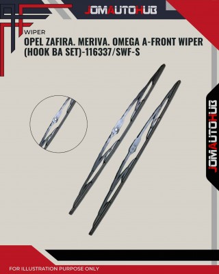 Front Wiper (Hook BA)-Opel Zafira. Meriva-Omega A-24/24Inch-116337SWF-S