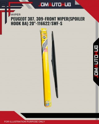 Front Wiper (Spoiler Hook BA)-Peugeot 307. SW 309-28inch-117622/SWF-S