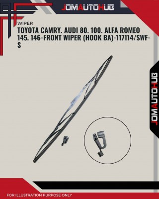 Front Wiper (Hook BA)-Toyota Camry. Audi 80. 100. Alfa Romeo 145. 146-21Inch-117114SWF-S